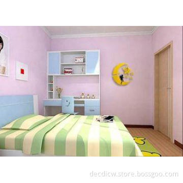 Decoration Acrylic Novelty Home Decor Clocks , wall mounted
